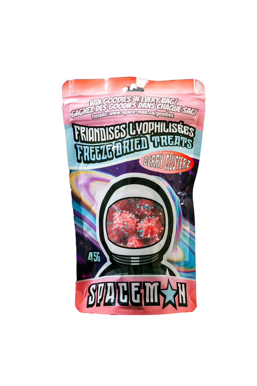 Spaceman Berry Clusterz 45 g Snaxies Exotic Snacks Montreal Quebec Canada