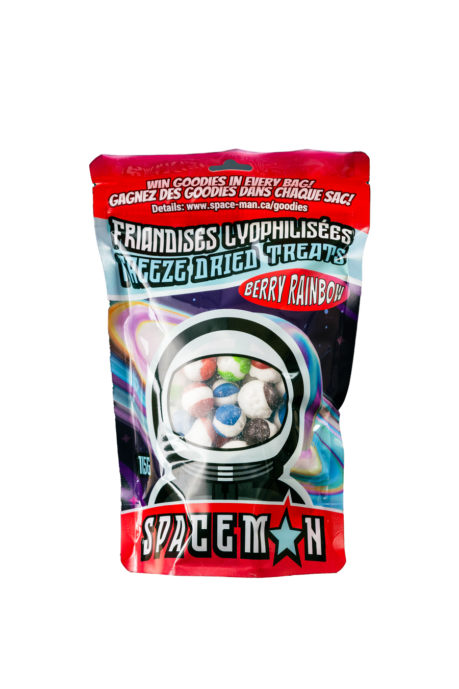 Spaceman Berry Rainbow 115 g Snaxies Exotic Snacks Montreal Quebec Canada