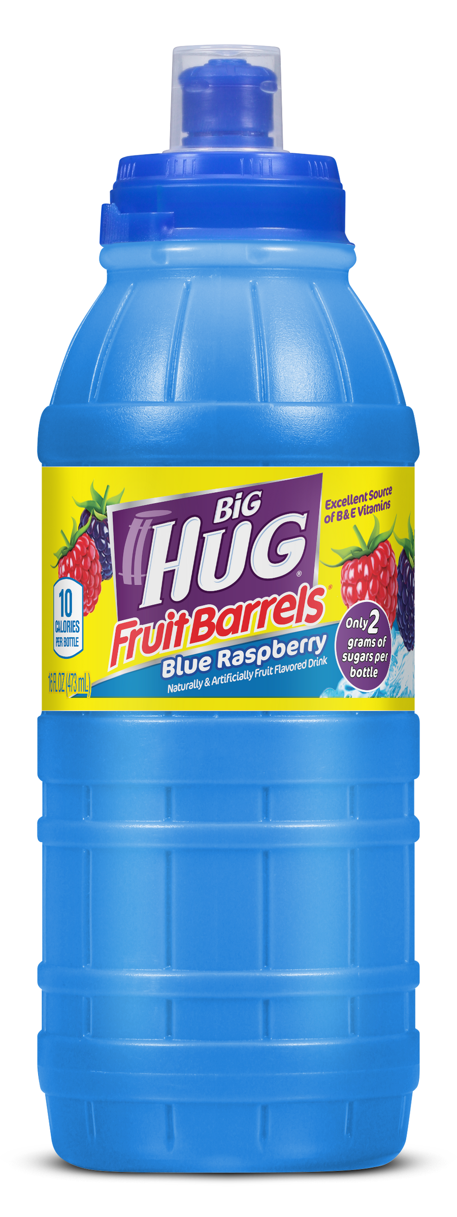 Big Hug Fruit Barrel Blue Raspberry Sports Cap 473 mL Exotic Drink Snaxies Montreal Quebec Canada 