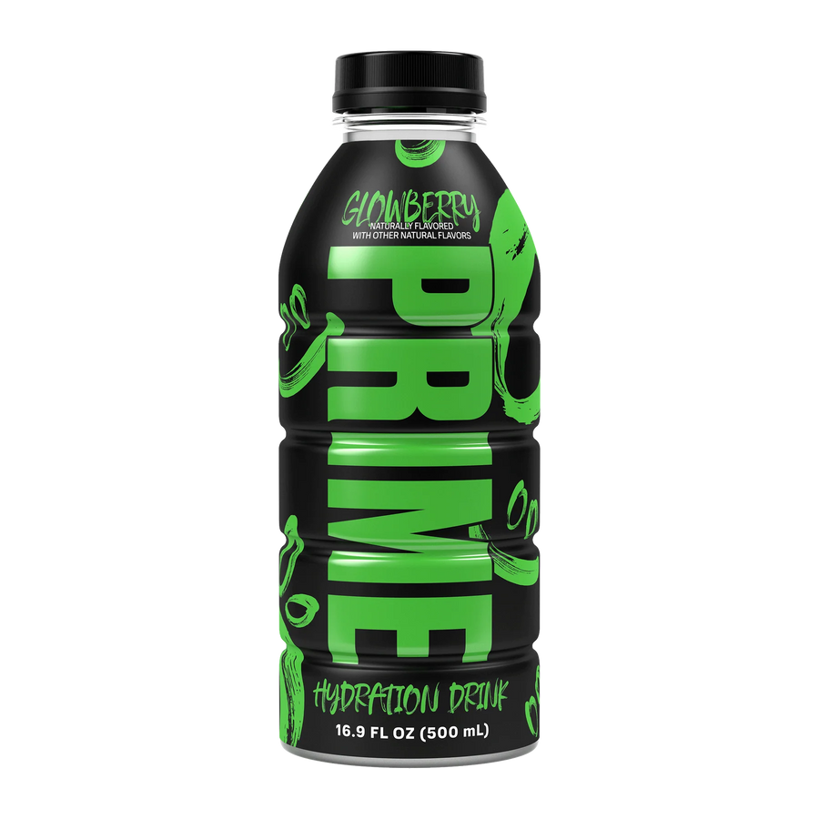 Prime Hydration Drink Glowberry 500 ml Exotic Drinks Montreal Quebec Canada