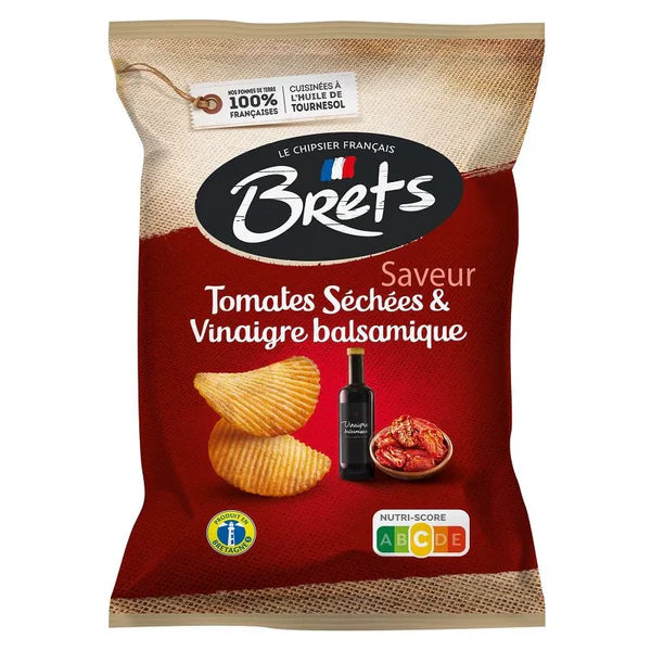 Brets Chips Sun-Dried Tomato & Balsamic Vinegar Flavour 125 g Exotic Snacks Montreal Quebec Canada Snaxies