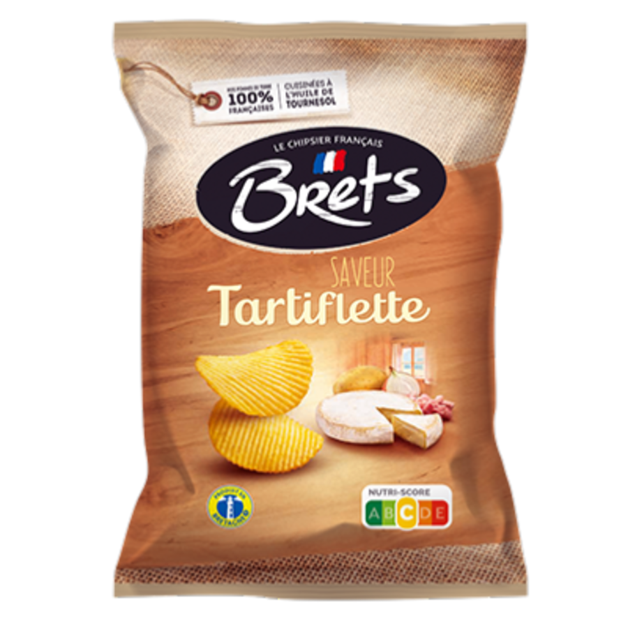 Brets Chips Tartiflette Flavour 125 g Exotic Snacks Montreal Quebec Canada Snaxies