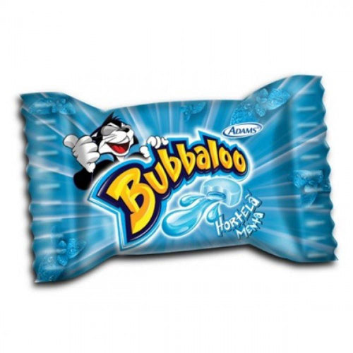 Bubbaloo Menta Bubble Gum 5.1 g Exotic Candy Snaxies Montreal Quebec Canada