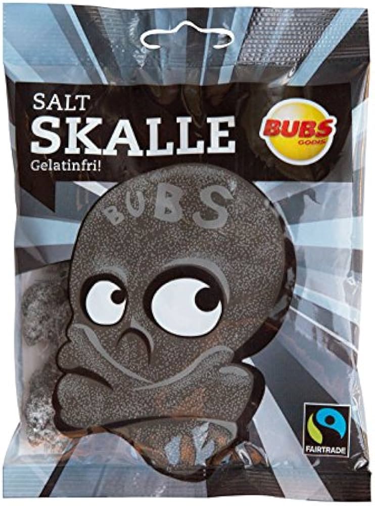 Bubs Salty Skull 90 g Exotic Candy Snaxies Montreal Quebec Canada