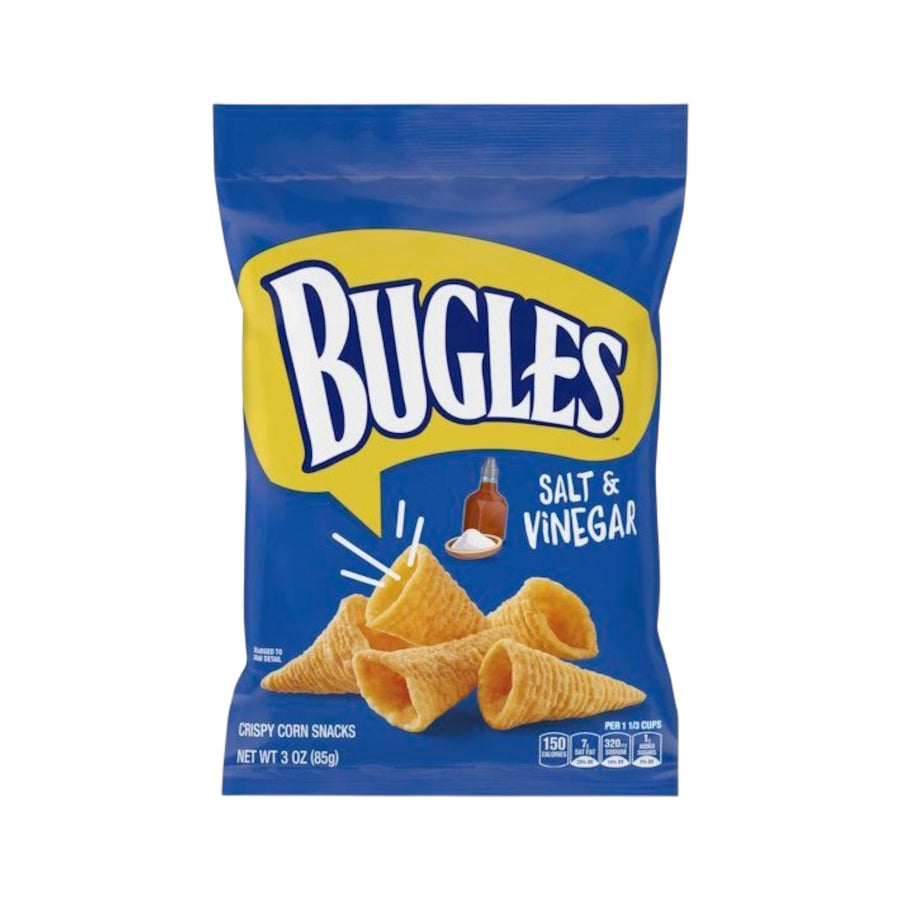 Bugles Salt & Vinegar 85 g Exotic Snacks Montreal Quebec Canada Snaxies