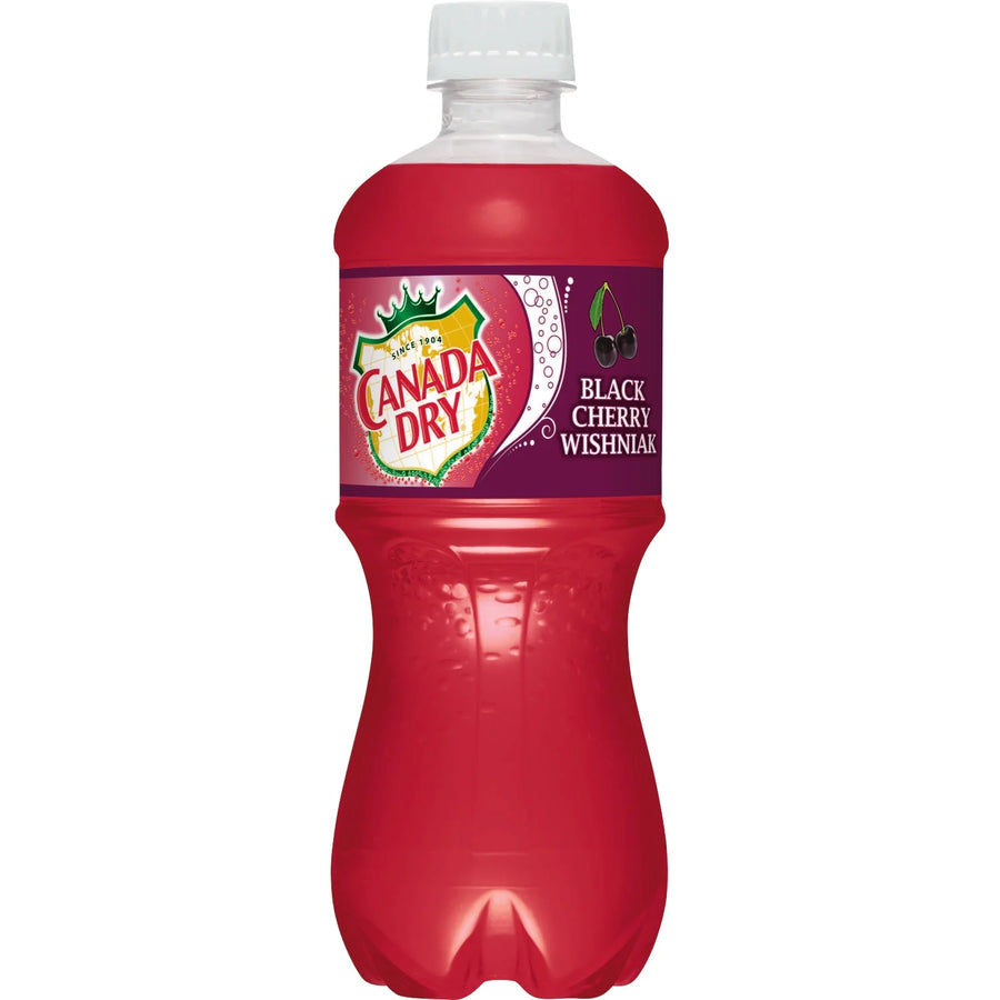 Canada Dry Black Cherry Wishniak 591 mL Exotic Drinks Snaxies Montreal Quebec Canada 