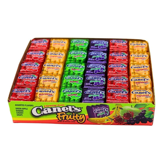 Canel's 4-Piece Fruit Assorted Chewing Gum 5 g Snaxies Exotic Candy Montreal Quebec Canada