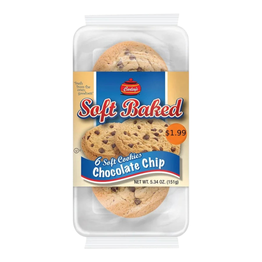 Carley's Soft Cookies Chocolate Chip 151 g Exotic Snacks Montreal Quebec Canada Snaxies