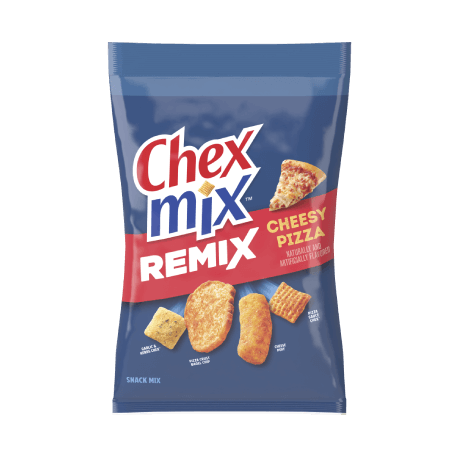 Chex Mix Remix Cheesy Pizza 120 g Exotic Snacks Snaxies Montreal Quebec Canada