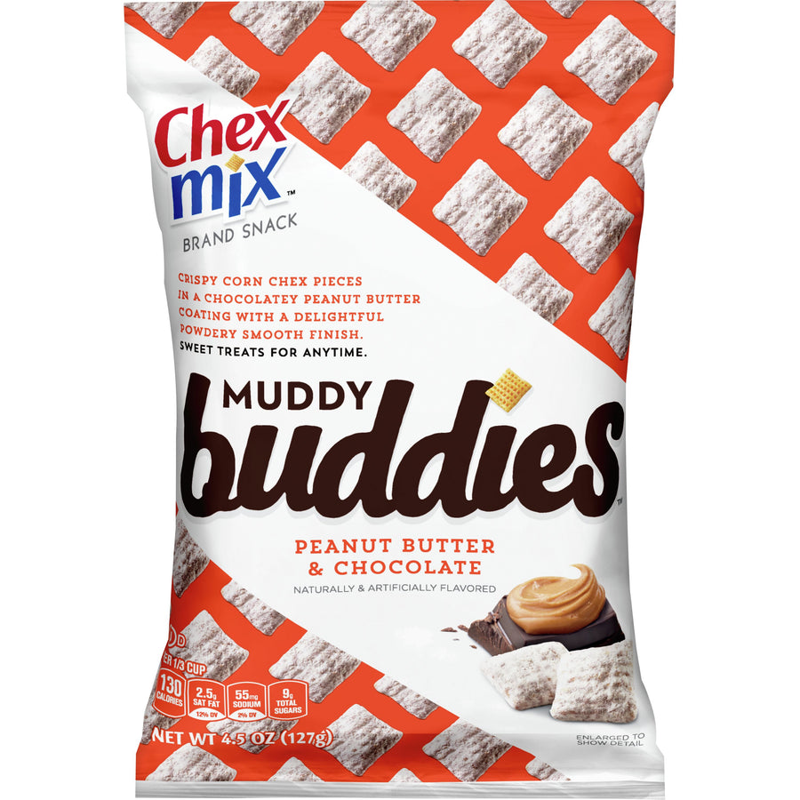 Chex Mix Muddy Buddies Peanut Butter Chocolate 127g Snaxies Exotic Snacks Montreal Quebec Canada