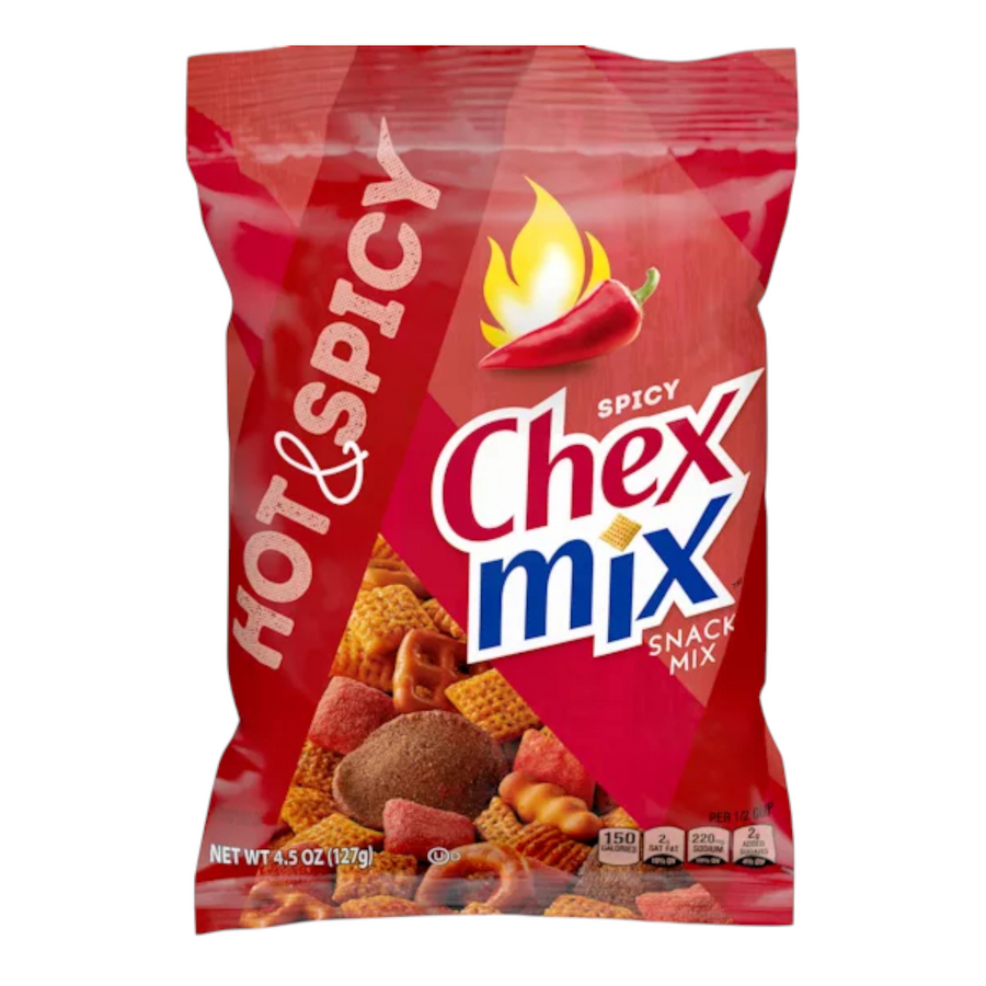 Chex Mix Hot & Spicy 127 g Imported Exotic Snack Store Montreal Quebec Canada Snaxies