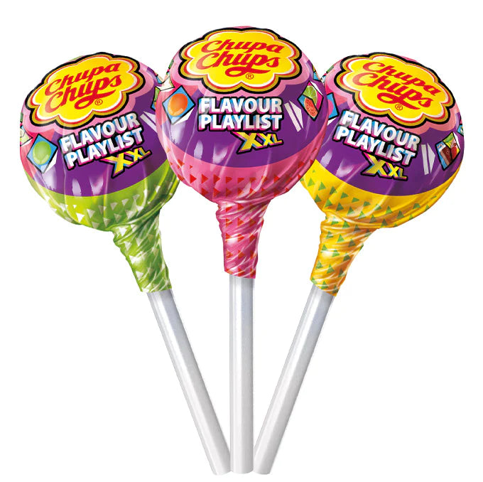 Chupa Chups Lollipop XXL Playlist 29 g Snaxies Exotic Snacks Montreal Quebec Canada