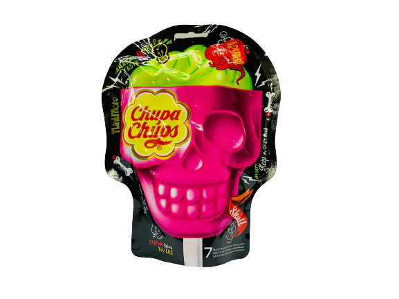 Chupa Chups Skull Lollipop 15 g (7 Pack) Snaxies Exotic Candy Montreal Quebec Canada