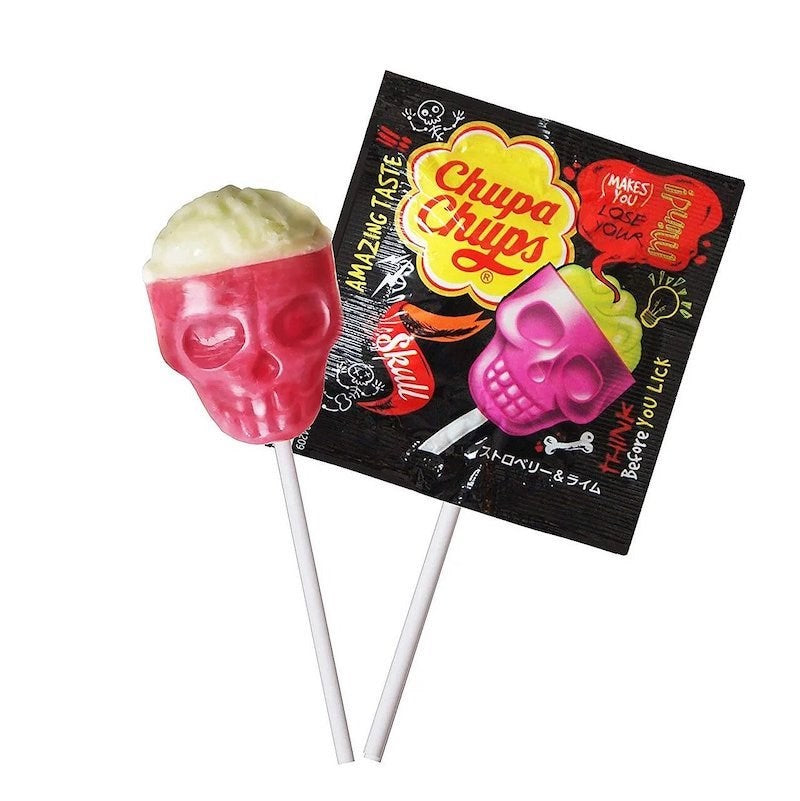 Chupa Chups Skull bag Lollipop 15 g Exotic Candy Montreal Quebec Canada Snaxies