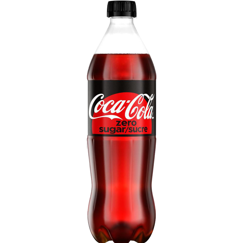 Coca-Cola Zero Sugar Bottle 710 mL Snaxies Montreal Quebec Canada