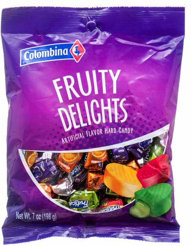 Colombina Fruity Delights Hard Candy 198 g Exotic Candy Montreal Quebec Canada Snaxies