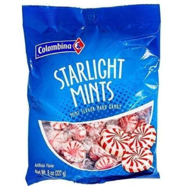Colombina Starlight Mints Peg Bag 227 g Exotic Candy Montreal Quebec Canada Snaxies