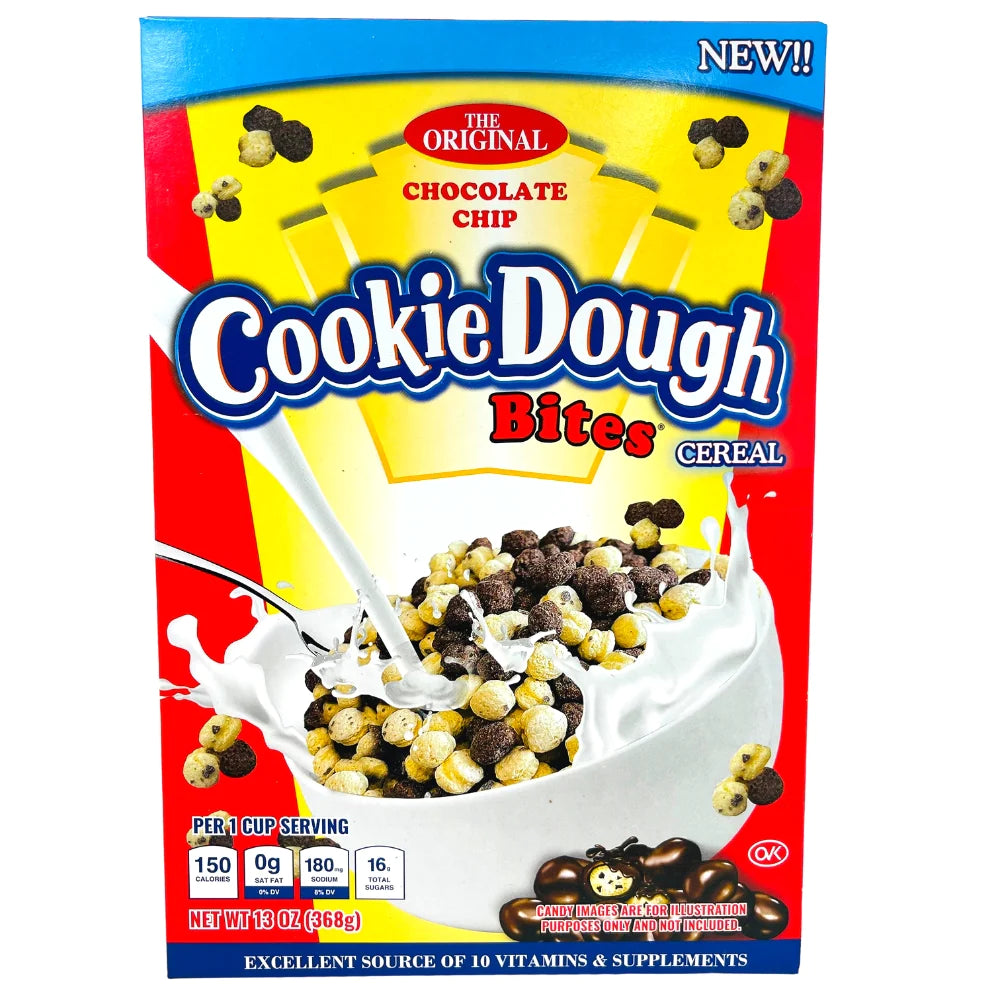 Cookie Dough Bites Cereal 368 g Exotic Snacks Montreal Quebec Canada Snaxies