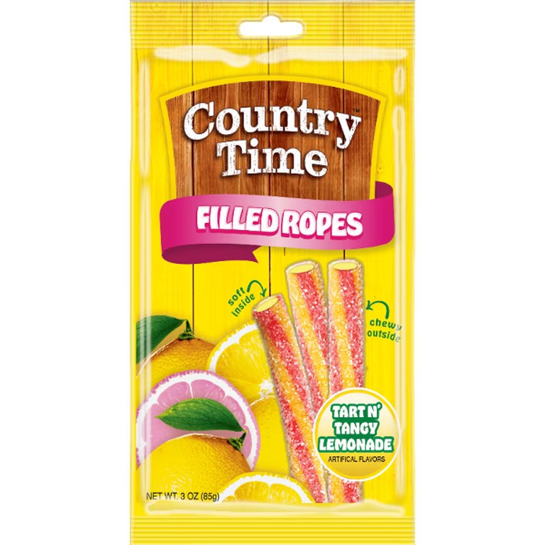Country Time Lemonade Ropes 85 g Exotic Candy Snaxies Montreal Quebec Canada