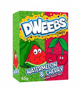 Dweebs Candy Watermelon & Cherry 45 g Exotic Candy Montreal Quebec Canada Snaxies
