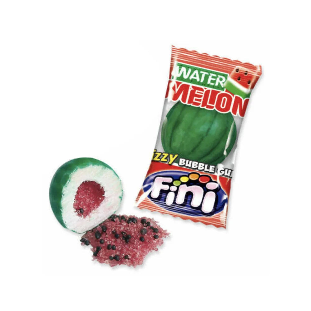 Fini Watermelon Sour Bubble Gum 4.5 g Snaxies Exotic Candy Montreal Quebec Canada