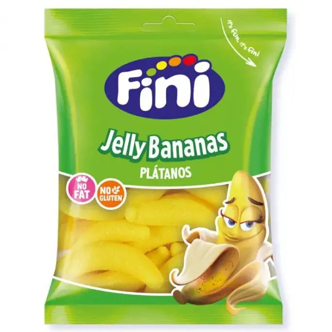 Fini Jelly Bananas Halal 90 g Snaxies Exotic Candy Montreal Quebec Canada
