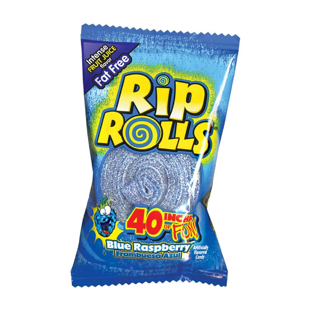 Rip Rolls Blue Raspberry Snaxies exotic Snacks Montreal Quebec Canada