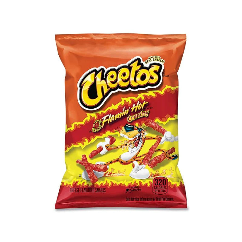 Frito Lss Cheetos Flaming Hot 58.7 g Snaxies Exotic Snacks Montreal Quebec Canada
