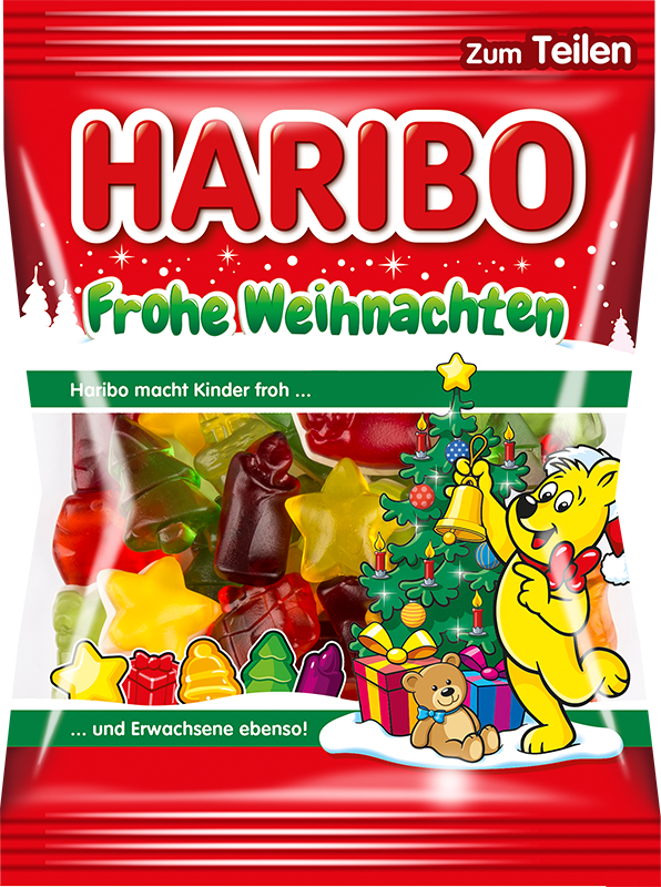 Haribo Frohe Weihnachten (Merry Xmas) 200 g Exotic Snacks Snaxies Montreal Quebec Canada