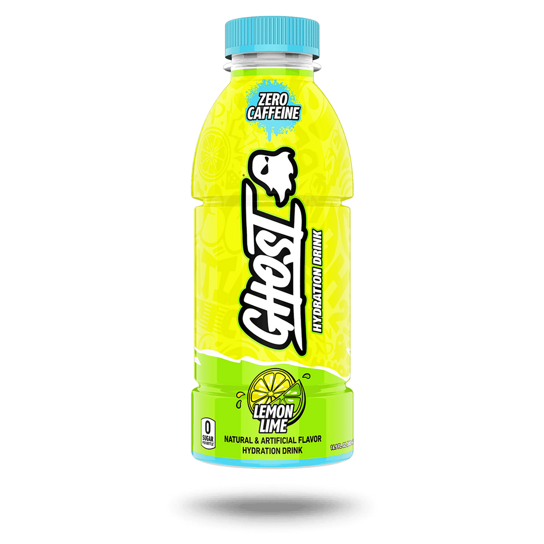 Ghost Hydration Lemon Lime 500 ml Exotic Drinks Montreal Quebec Canada Snaxies