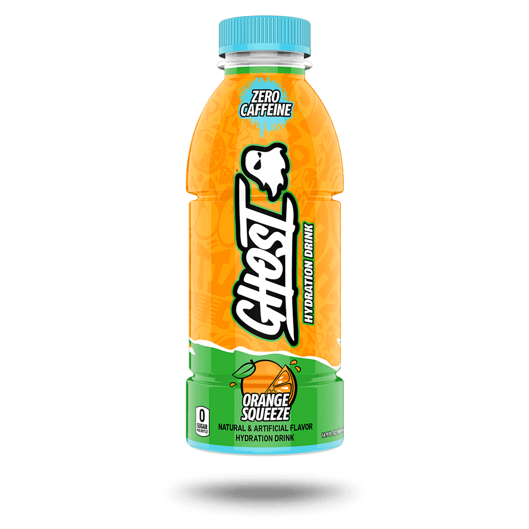 Ghost Hydration Orange Squeeze 500 ml Exotic Drinks Montreal Quebec Canada Snaxies