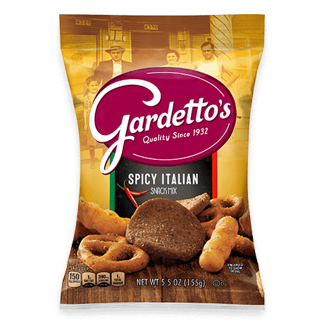 Gardetto's Spicy Italian Mix 155 g Exotic Snacks Snaxies Montreal Quebec Canada