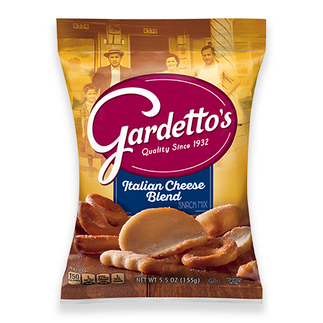 Gardetto's Italian Cheese Blend 155 g Snaxies Exotic Snacks Montreal Quebec Canada
