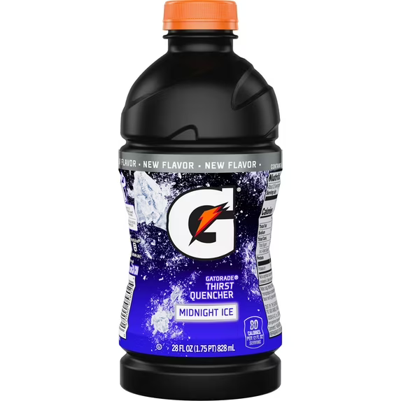 Gatorade Midnight Ice 828 mL Imported Exotic Drinks Montreal Quebec Canada Snaxies