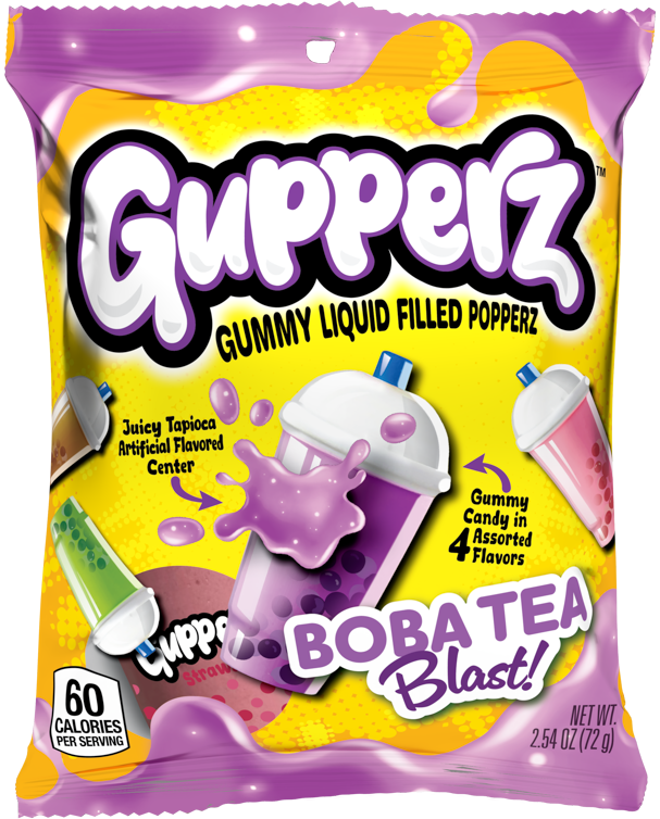 Gupperz Boba Tea Blast 72 g Exotic Candy Snaxies Montreal Quebec Canada