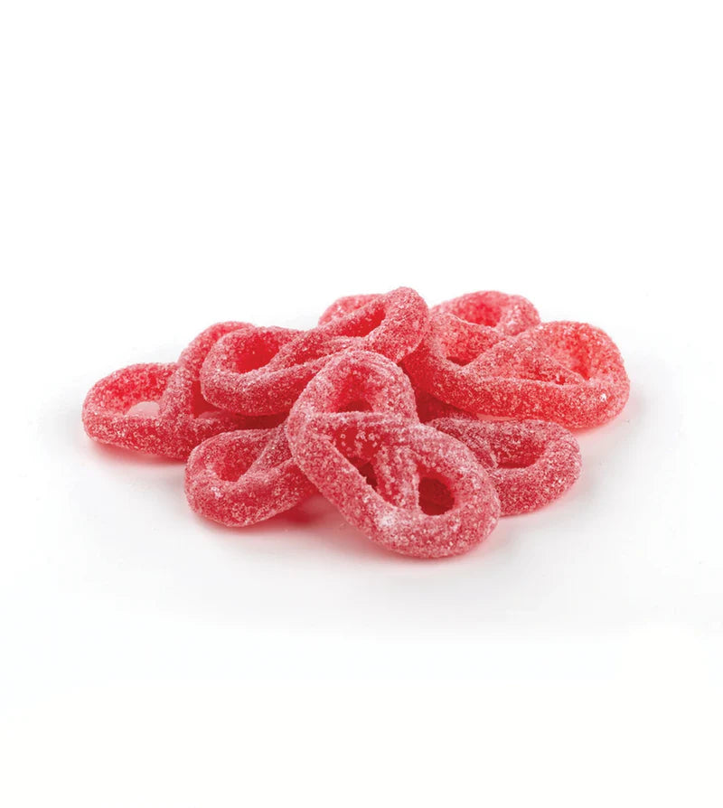 Gustaf's Bulk Raspberry Jelly Pretzels 1 kg Bulk Candy Wholesale Prices Montreal Quebec Canada Snaxies