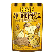 HBAF Honey Butter Almond 120 g Exotic Snack Snaxies Montreal Quebec Canada