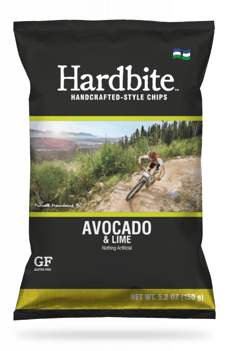 Hardbite Chips Avocado & Lime 150 g Chips Montreal Quebec Canada Snaxies