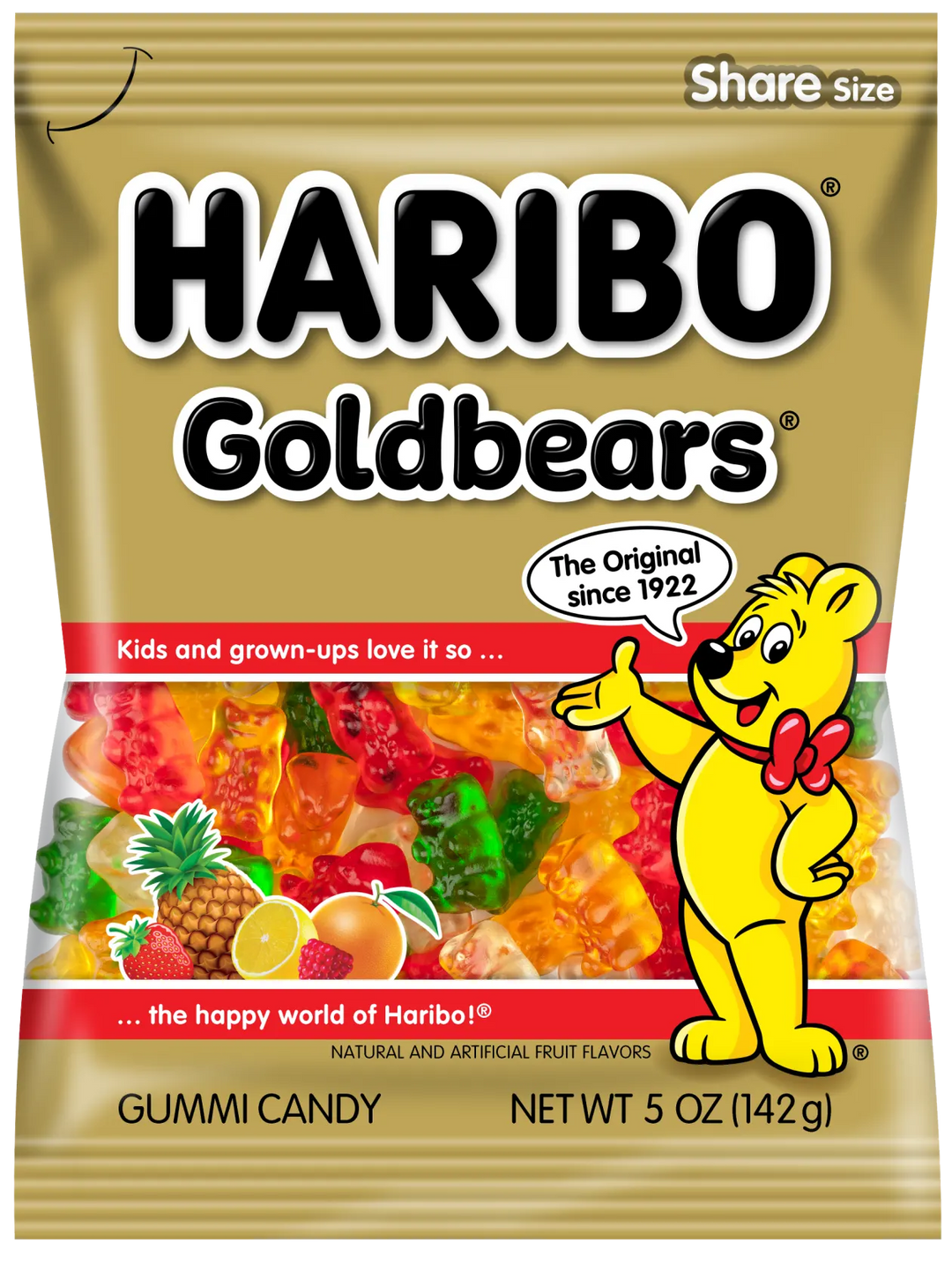 Haribo Goldbears 142 g Exotic Candy Montreal Quebec Canada Snaxies