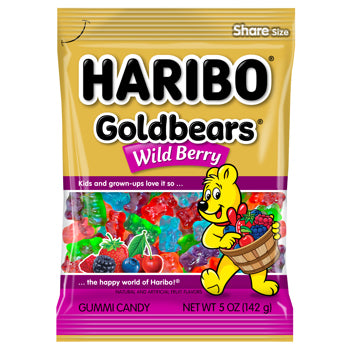 Haribo Goldbears Wild Berry 142 g Snaxies Exotic Snacks Montreal Quebec Canada