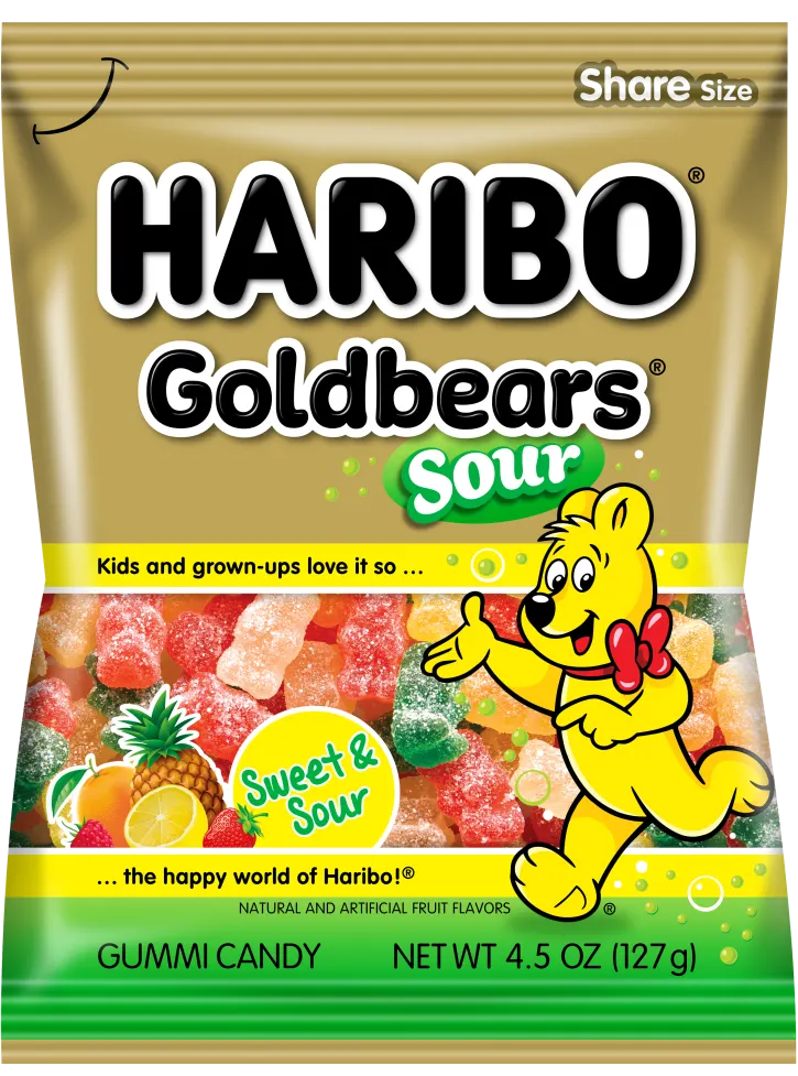 Haribo Goldbears Sour 127 g Exotic Candy Montreal Quebec Canada Snaxies