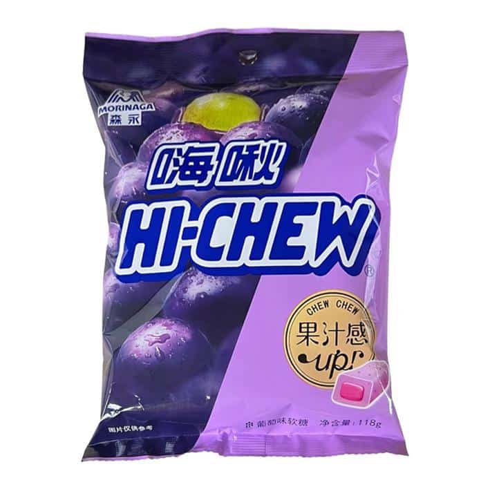 Hi-Chew Jelly Drop Grape Bag 118 g Snaxies Exotic Candy Montreal Canada
