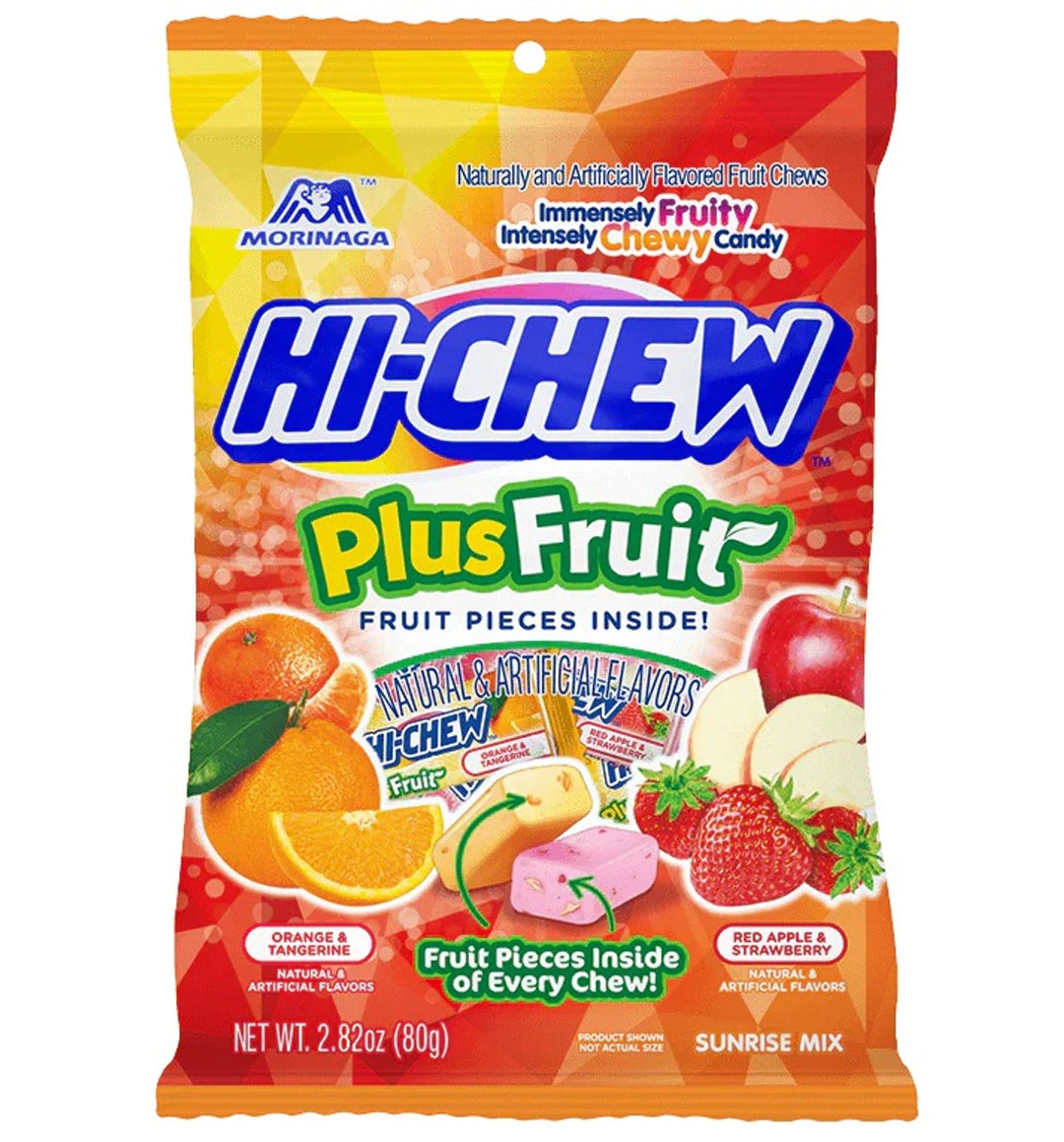 Hi-Chew Plus Fruit Mix Bag 80 g Snaxies Exotic Candy Montreal Quebec Canada
