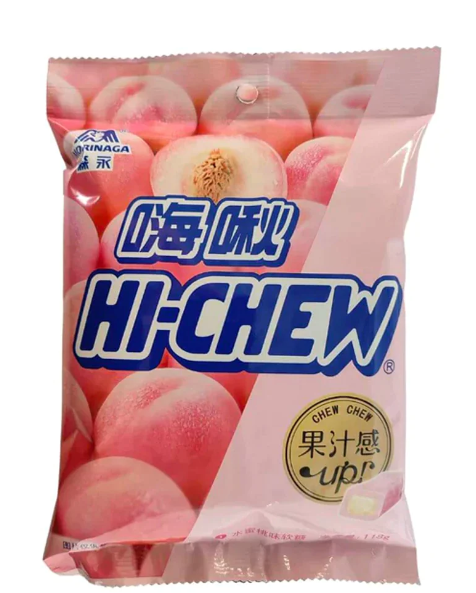Hi-Chew Jelly Drop Peach Bag 118 g Snaxies Exotic Candy Montreal Canada