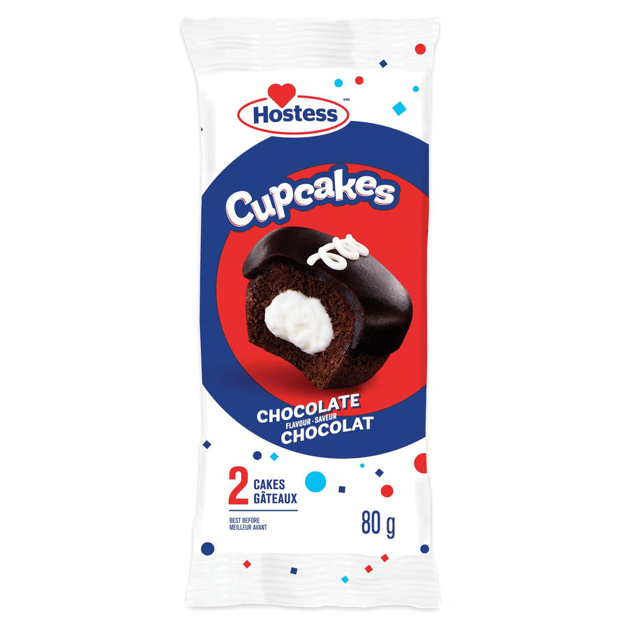 Hostess Chocolate Cupcakes 80 g Snacks Montreal Quebec Canada Snaxies