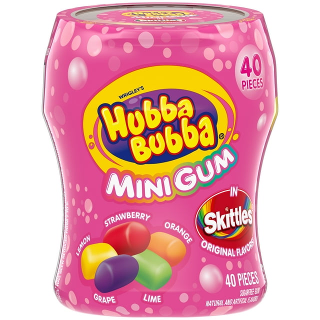 Hubba Bubba Skittles Mini Gum 79 g Snaxies Exotic Snacks Montreal Quebec Canada