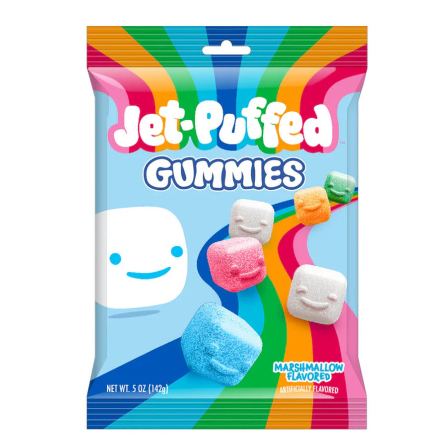 Jet-Puffed Gummies 142 g Exotic Candy Montreal Quebec Canada Snaxies