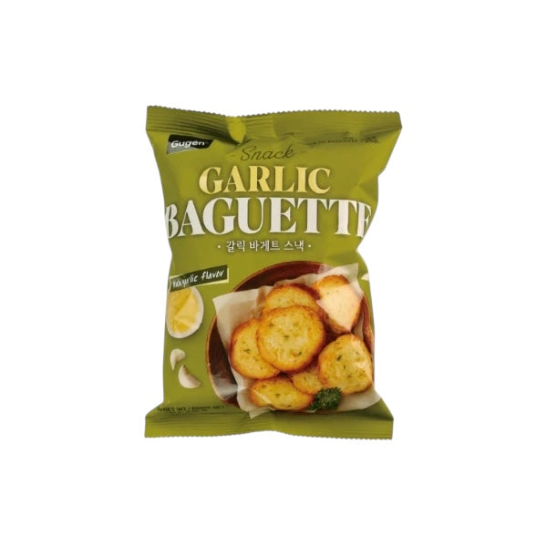 Gugën Garlic Baguette Snack 100 g Snaxies Exotic Snacks Montreal Quebec Canada