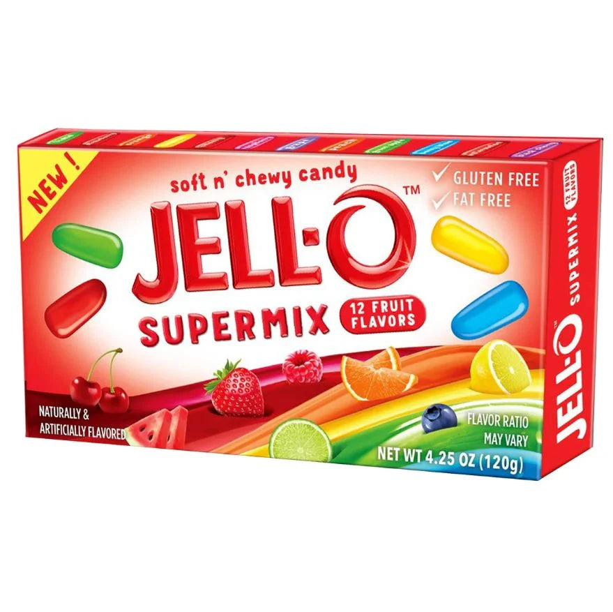 Jell-o Super Mix 120g Montreal Quebec Canada Snaxies