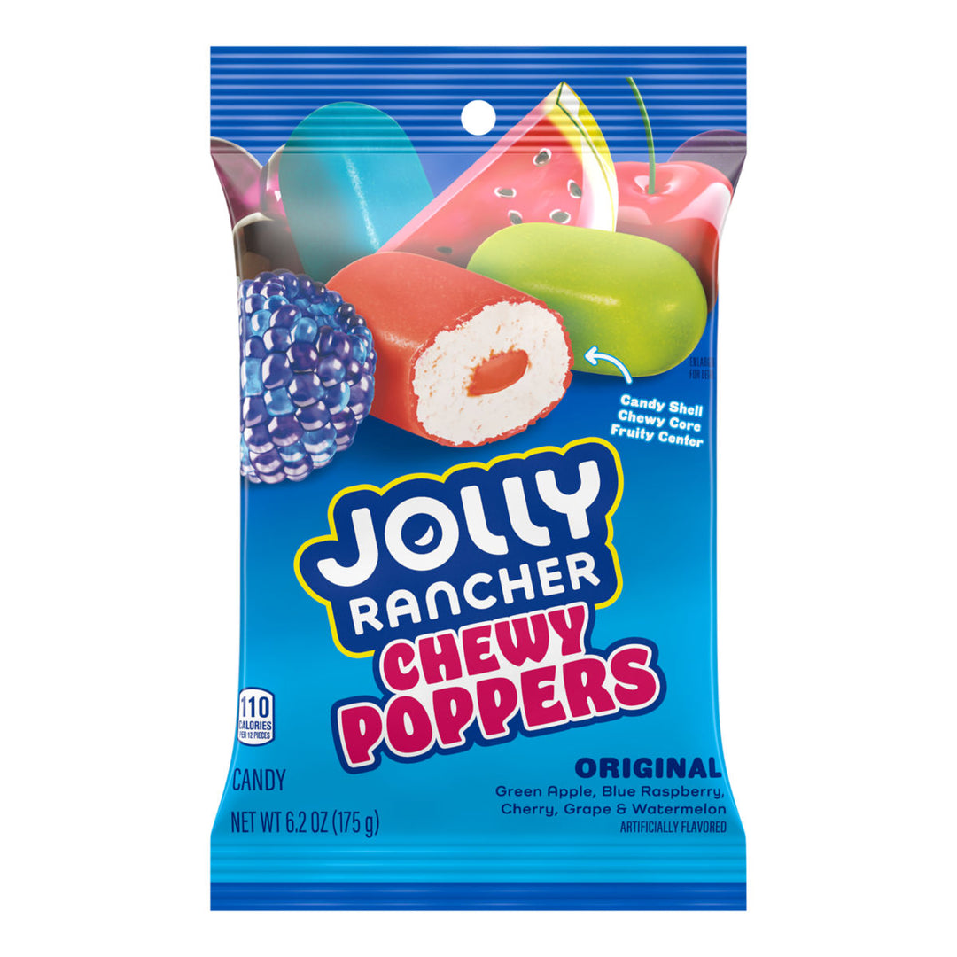 Jolly Rancher Chewy Poppers Candy 175 g Exotic Candy Montreal Quebec Canada Snaxies